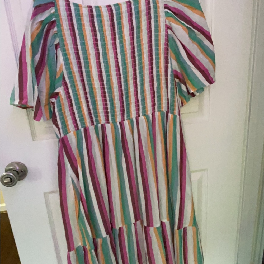 Plus Size New Ava & Viv Multicolor Flutter Summer… - image 8